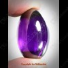 Violet Oval Naga-eye + Pandents Thai Holy Amulet Gemstone 100% Real Size M