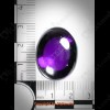 Violet Oval Naga-eye + Pandents Thai Holy Amulet Gemstone 100% Real Size M