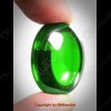 Green Oval Naga-eye + Pandents Thai Holy Amulet Gemstone 100% Real Size M