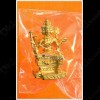 THAI AMULET SMALL PROME 4 FACE GOLD PLATE LIFE SUCCESSFULY LP KEY 2549