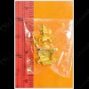 THAI AMULET SMALL PROME 4 FACE GOLD PLATE LIFE SUCCESSFULY LP KEY 2549