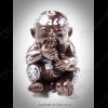 Thai Amulet Kmt Gumanthong Charming Mini Figure Bronze Black Lp Nen 2554