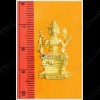 THAI AMULET LARGE PROME 4 FACE GOLD PLATE LIFE SUCCESSFULY LP KEY 2549