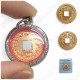 Mini Zodiac Coin Copper Red Lp Key BE.2553 Thai Amulet Super Wealthy Rich Lucky