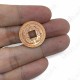 Mini Zodiac Coin Copper Red Lp Key BE.2553 Thai Amulet Super Wealthy Rich Lucky