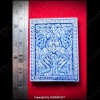 Butterfly ThepJumLang Kruba Krissana BE.2555 Thai Amulet Charming Coating BLUE