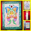 Butterfly Thep Jumlang Kruba Krissana BE.2555 Thai Amulet Multi Color painting