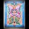 THAI AMULET BUTTERFLY+SPIDER CHARMING MULTICOLOR LARGE KB KRITSANA 2012