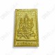 GOLD Ganesha + 4faces Phome Kruba Kritsana BE.2555 Thai Amulet Charming Success