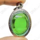 Green Oval Naga-eye Pendents Thai Holy Amulet Gemstone 100% Natural Stone Large