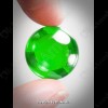 Green Round Naga-eye Thai Holy Real Amulet Gemstone 100% Authentic Size-M