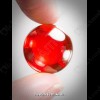 Red Round Naga-eye Thai Holy Real Amulet Gemstone 100% Authentic Size-M