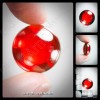 Red Round Naga-eye Thai Holy Real Amulet Gemstone 100% Authentic Size-M