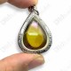 Naga-eye YELLOW Pear Holy LekLai Thai Amulet Gemstone Real Natural 100%Authentic