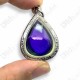 Naga-eye VIOLET Pear Holy LekLai Thai Amulet Gemstone Real Natural 100%Authentic