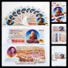 *10pcs* Thai Amulet Lp Tuad + King RAMA V Bank Note Money Lucky Super Rich