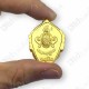 SiHuHaTa Hanuman Face 4ears5eyes GOLD-PLATED KB Subin 2556 Thai Amulet Gambling