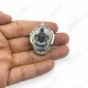 SiHuHaTa Hanuman Face 4ears5eyes WHITE-NICKEL KB Subin 2556 Thai Amulet Gambling