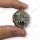 SiHuHaTa Hanuman Face 4ears5eyes WHITE-NICKEL KB Subin 2556 Thai Amulet Gambling