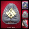 Thai Amulet Pid-ta Close Eye Jumbo 28 Takroot Powder Mixed Lp Jeed BE.2555