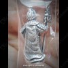 THAI AMULET GUAN-YU GOD SMALL BRONZE WHITE COLOR LP KOON BAN-RAI 2556