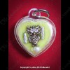 THAI AMULET WAX HAU JAI HEART GOLD OWL WATERPROOF LP AJAN O 2556