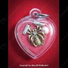 THAI AMULET WAX HAU JAI HEART GOLD SPIDER WATERPROOF LP AJAN O 2556