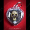 THAI AMULET WAX HAU JAI HEART GOLD SKULL WATERPROOF LP AJAN O 2556