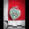 THAI AMULET WAX HAU JAI HEART SILVER BUTTERFLY WATERPROOF LP AJAN O 2556