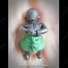 Thai Amulet Hpy Hoon Payon Mini Ghost Robot Green Pant Lp Kloy 2556