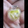 THAI AMULET HAU JAI MINI HEART LOVE ATTRACTION YELLOW WAXY AJAN O 2556