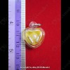 THAI AMULET HAU JAI MINI HEART LOVE ATTRACTION YELLOW WAXY AJAN O 2556