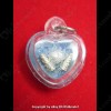 THAI AMULET HAU JAI MINI HEART LOVE ATTRACTION BLUE WAXY AJAN O 2556