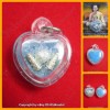 THAI AMULET HAU JAI MINI HEART LOVE ATTRACTION BLUE WAXY AJAN O 2556