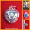 THAI AMULET HAU JAI MINI HEART LOVE ATTRACTION VILOET WAXY AJAN O 2556