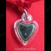 THAI AMULET HAU JAI MINI HEART LOVE ATTRACTION BLACK WAXY AJAN O 2556