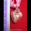 THAI AMULET HAU JAI MINI HEART LOVE ATTRACTION ORANGE WAXY AJAN O 2556