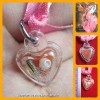 THAI AMULET HAU JAI MINI HEART LOVE ATTRACTION ORANGE WAXY AJAN O 2556