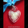 THAI AMULET HAU JAI MINI HEART LOVE ATTRACTION WHITE WAXY AJAN O 2556