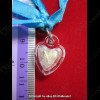 THAI AMULET HAU JAI MINI HEART LOVE ATTRACTION WHITE WAXY AJAN O 2556