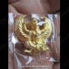 Garuda Lp Key BE.2556 Krutha King Of Bird Gold Color Plated Large Thai Amulet