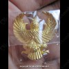 Garuda Lp Key BE.2556 Krutha King Of Bird Gold Color Plated Large Thai Amulet