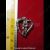 Salika Yin-Kuu-Rak Heart WHITE Pendant Lp Nen Be2557 Thai Amulet Love Attraction