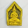 Thai Amulet Khunpaen Nang-kwak Black Power Gold Paint Red Gem Lp Key 2557