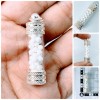 Buddha Relics ARAHANT natural Stone Thai Amulet Takrud White Cave Pearl MINI