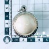 Round White Cave Pearl Thai Amulet Buddha Relics ARAHANT Stone Size-Large