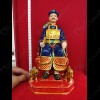 Thai Amulet Statue Er-ger-fong Bucha Bronze Paint BLUE Lp ROD 2563