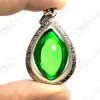 Naga-eye Rugby GREEN Pendant Leklai Gemstone Thai Amulet Wealthy Lucky Success