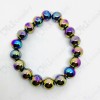 10mm Bead Leklai Koh Larn Natural Stone Rainbow 7color Thai Amulet Bracelet