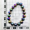 10mm Bead Leklai Koh Larn Natural Stone Rainbow 7color Thai Amulet Bracelet